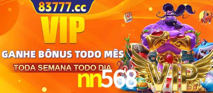 Banner promocional do nn568 oferecendo 100% de recompensas adicionais contínuas para quem fizer o login diário (Daily sign-in), com um mascote de coelho.